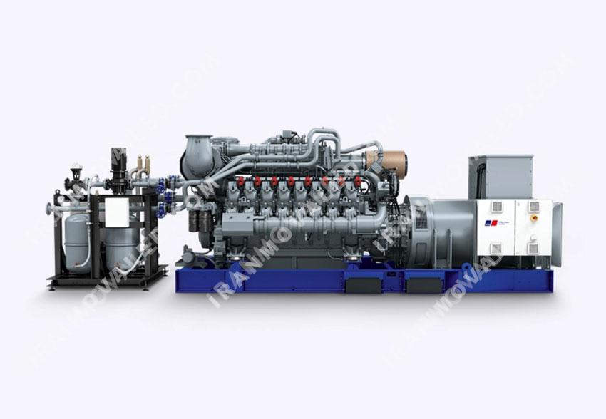 ژنراتور گازسوز ام تی یو MTU CCHP GB2028N5 با چیلر جذبی
